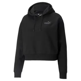 Puma ESS  Embroidered Cropped Hoodie FL 587902 01 black