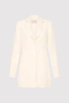 RAW EDGE BLAZER-IVORY