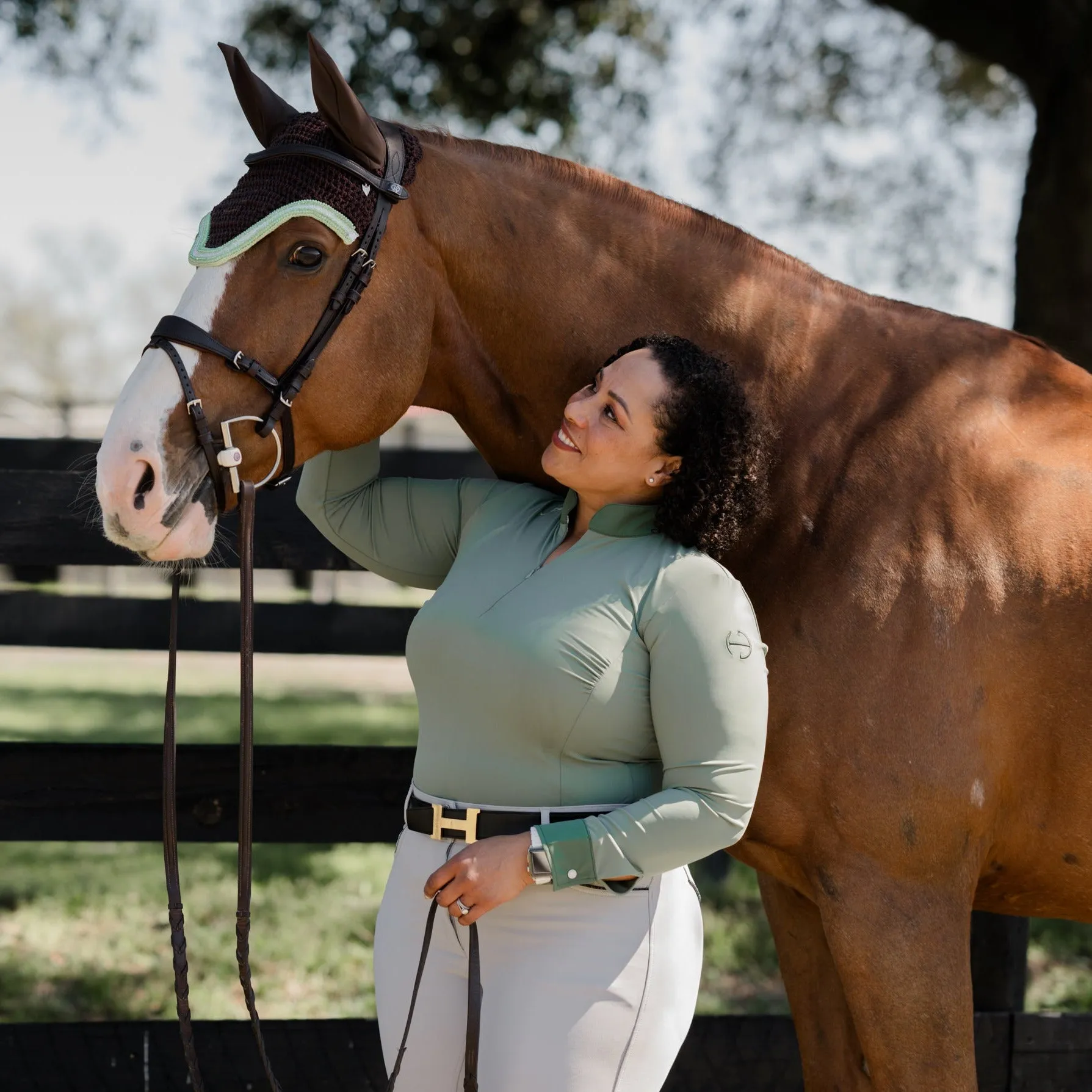 Roxana - Long Sleeve Riding Shirt