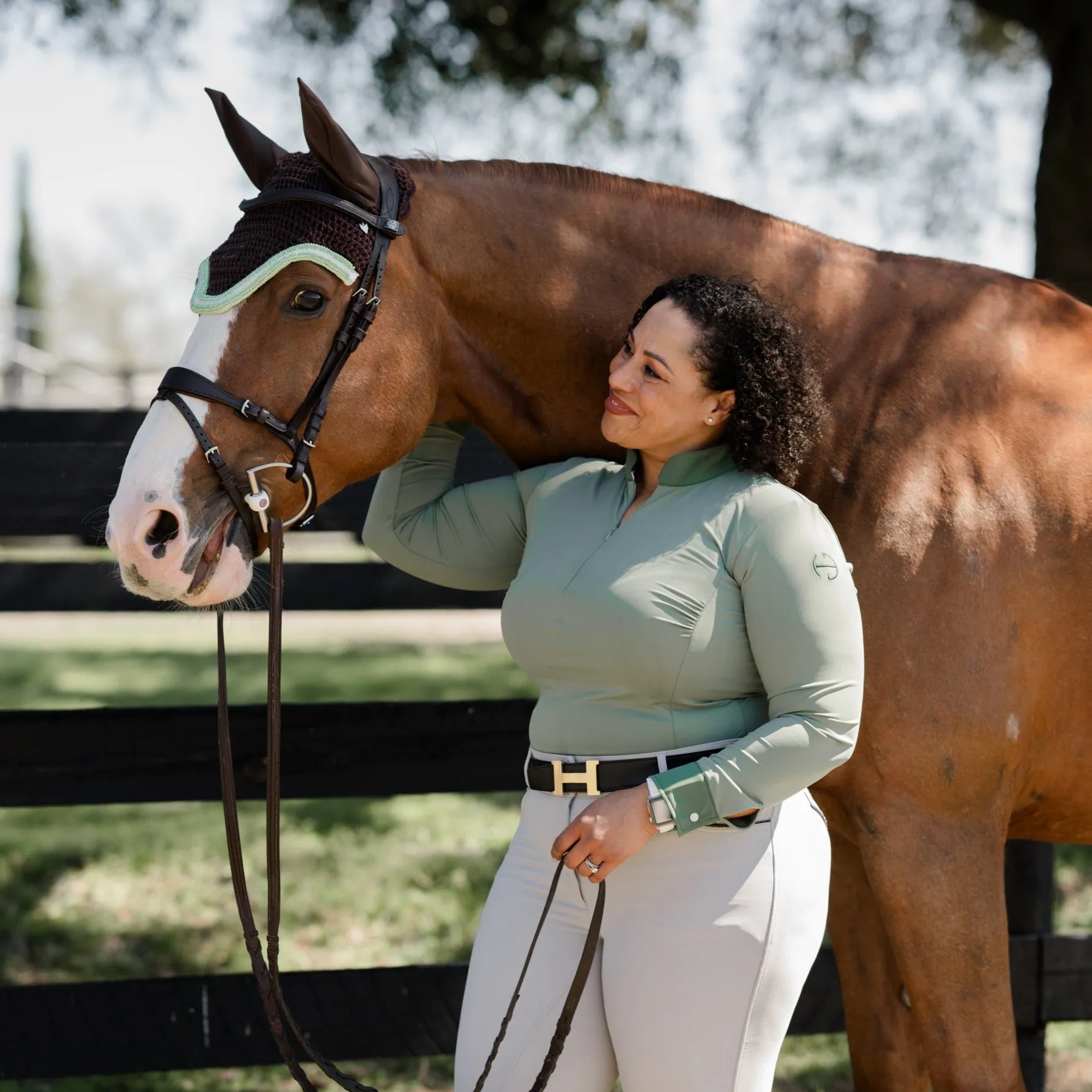 Roxana - Long Sleeve Riding Shirt