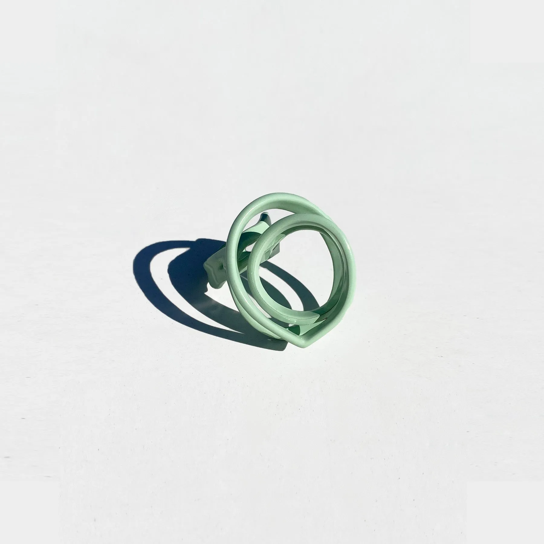 Sculptural Ring, Mint, Large