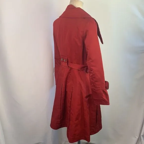 Soia &Kyo Red Trench Coat