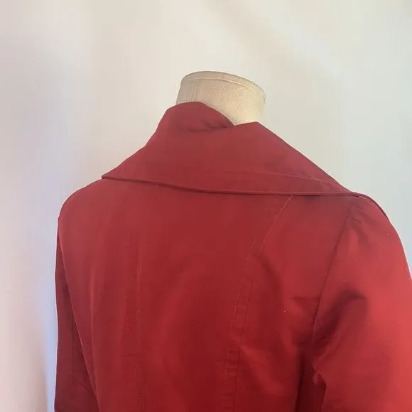 Soia &Kyo Red Trench Coat