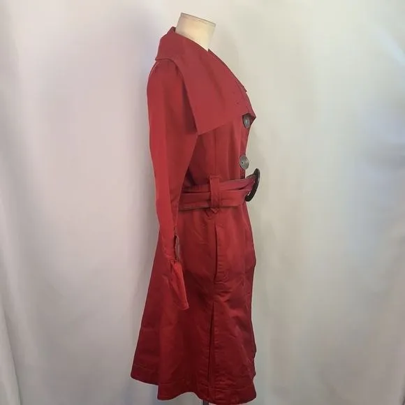 Soia &Kyo Red Trench Coat