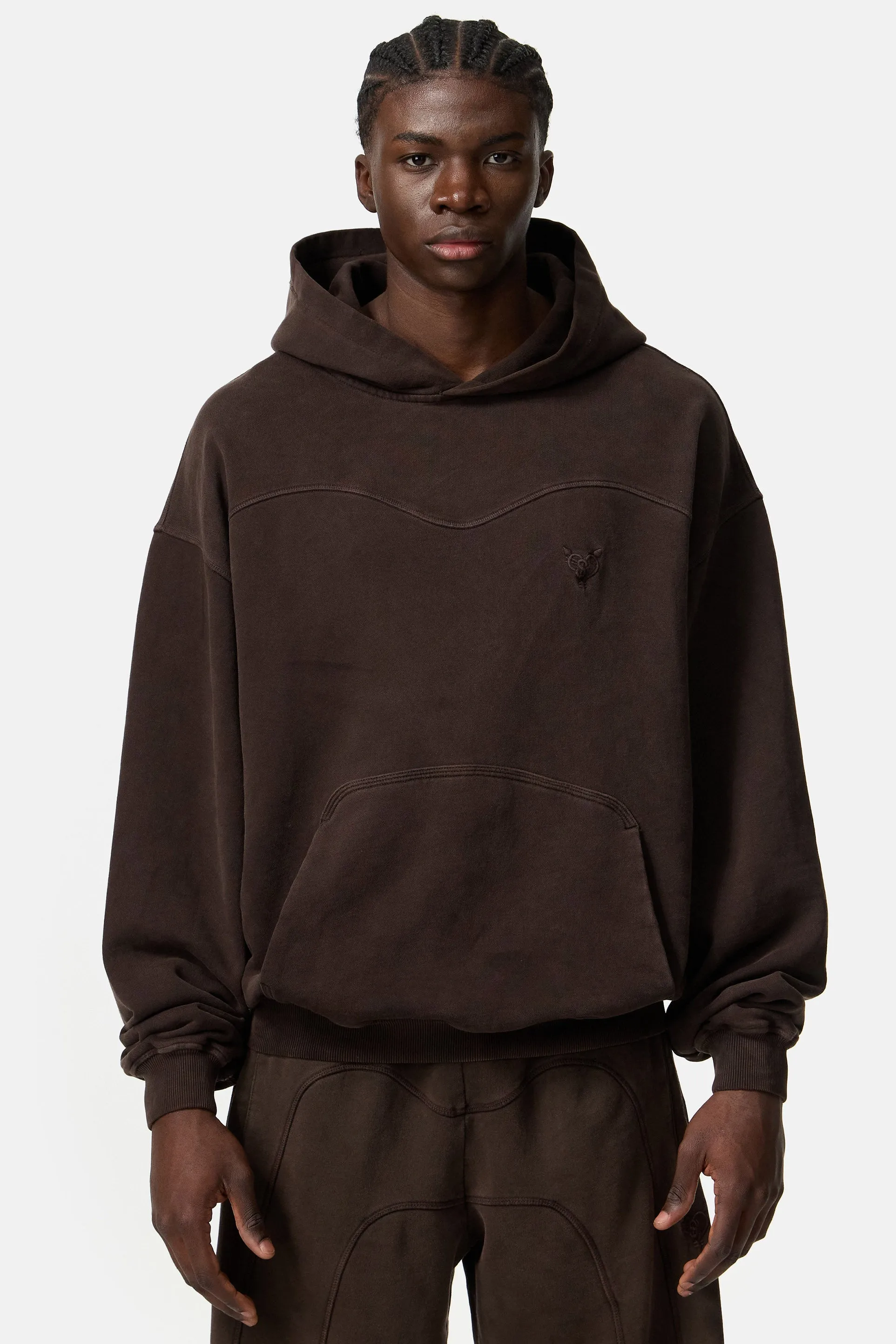 STACKS HOODIE BROWN