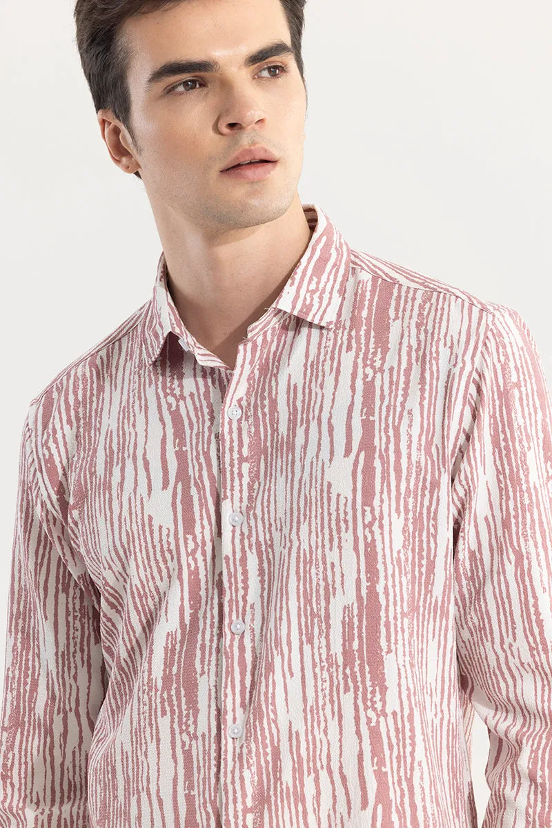 Strippy Lines Mauve Shirt