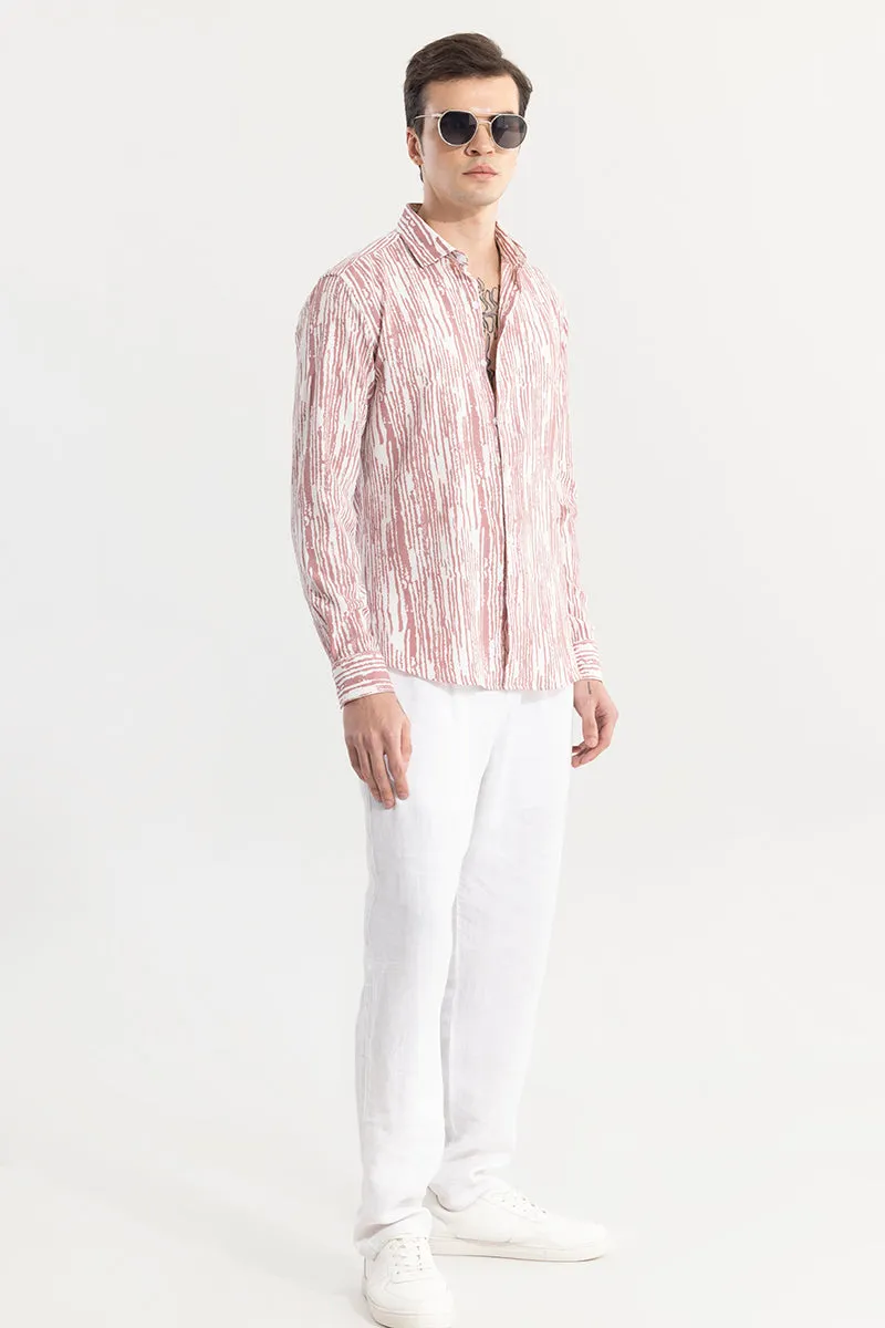 Strippy Lines Mauve Shirt