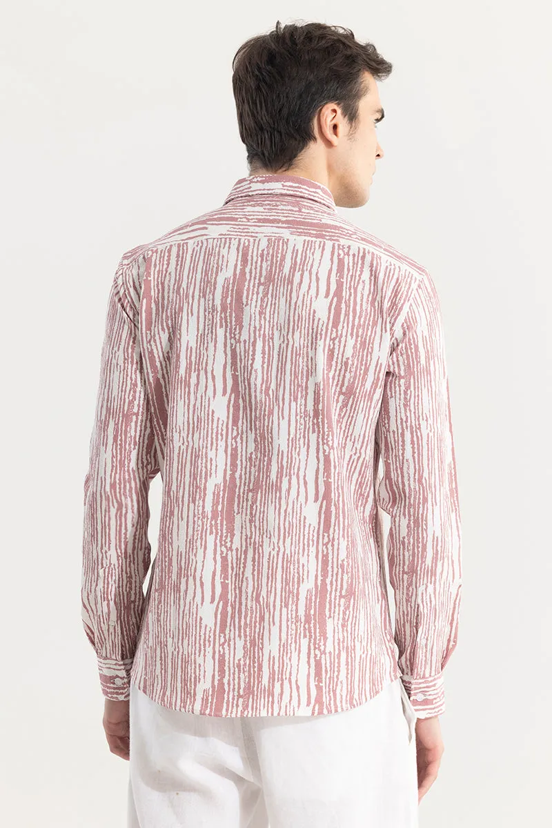 Strippy Lines Mauve Shirt