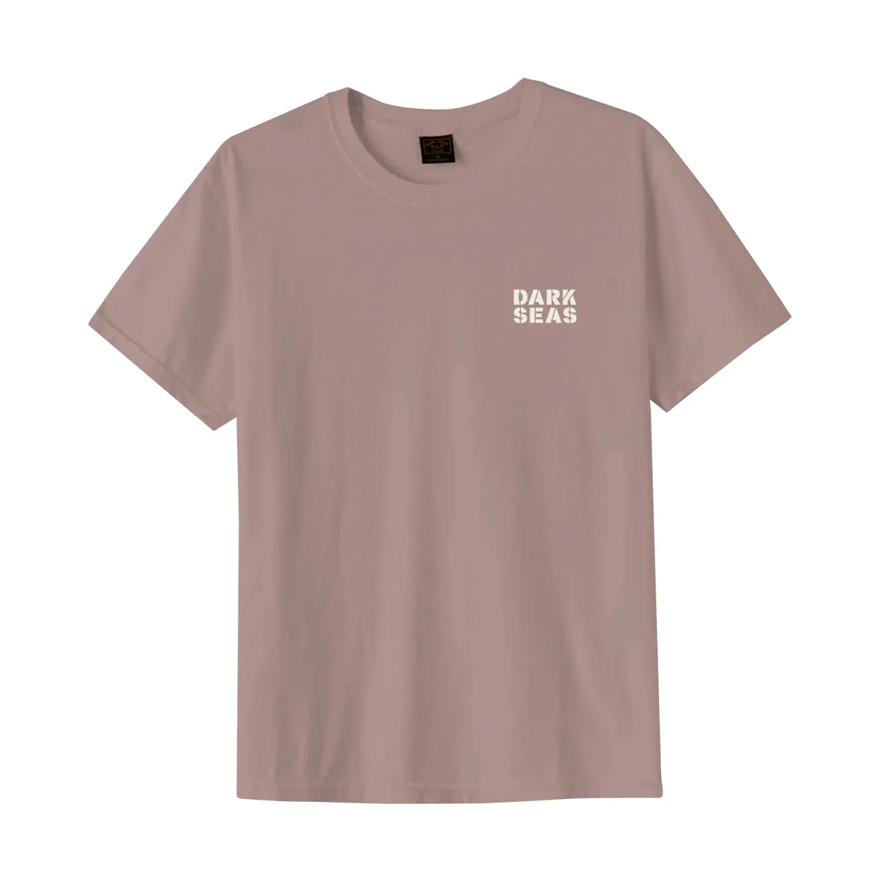 Tee-Shirt Dark Seas Seagoing Pigment adobe rose