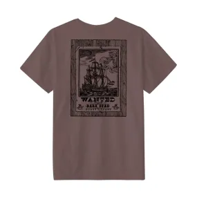 Tee-Shirt Dark Seas Wanted Pigment deep taupe