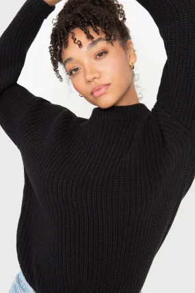 The Boyfriend Sweater - Black