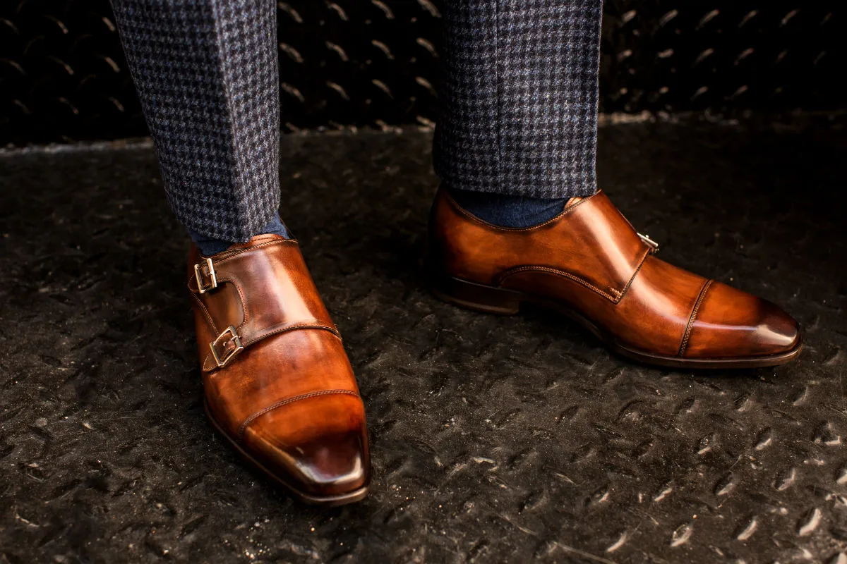 The Burton Double Monk Strap - Brown