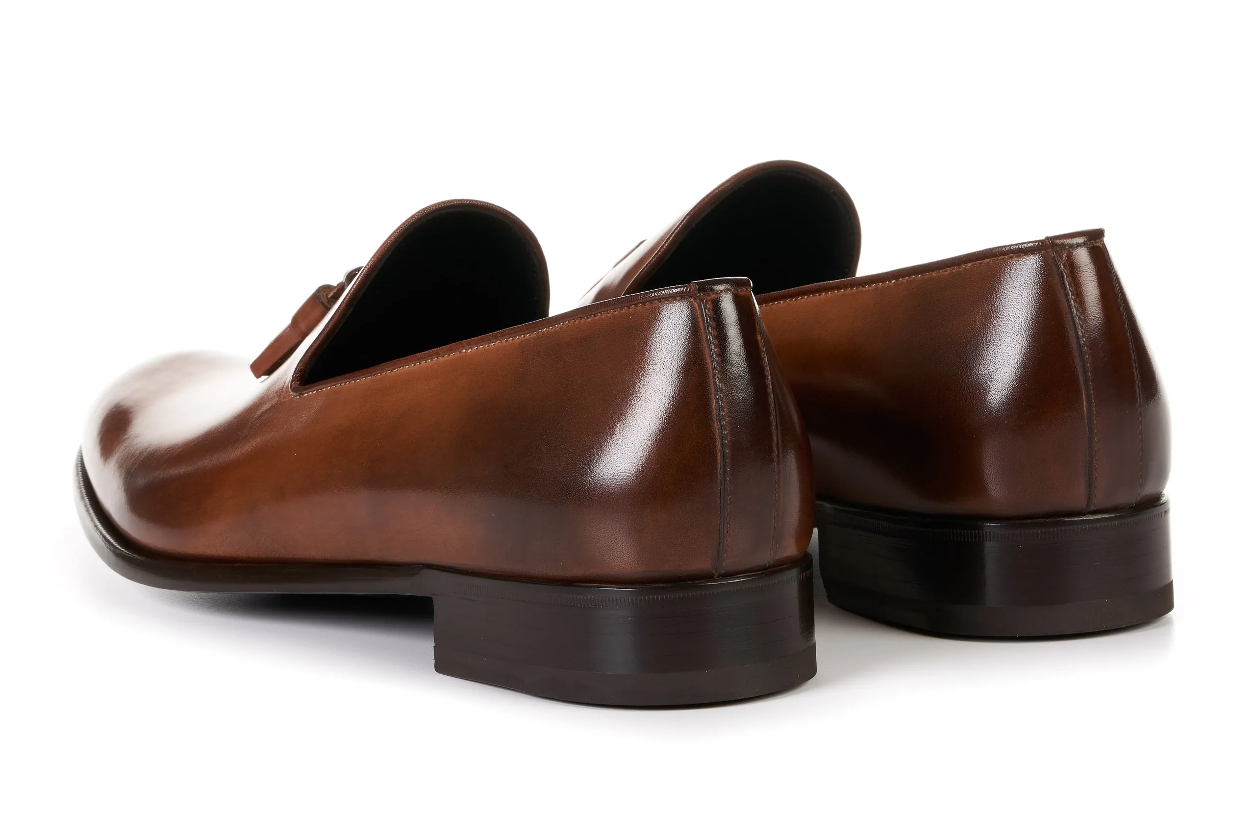 The Chaplin Tassel Loafer - Brown