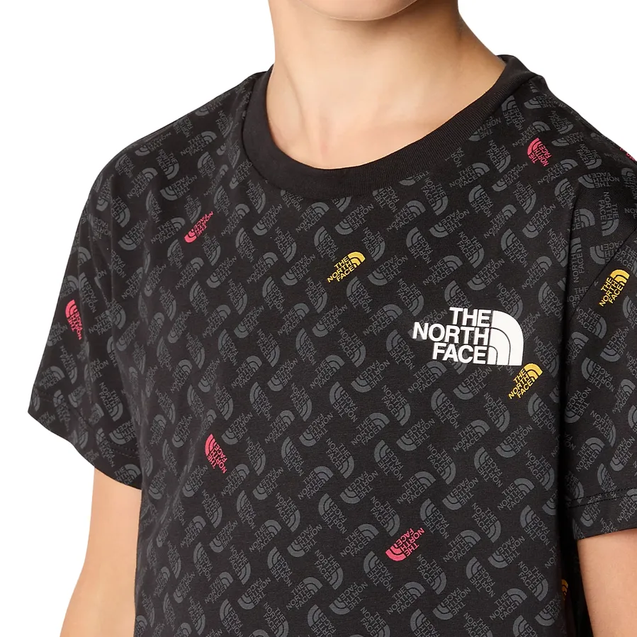 The North Face Simple Dome children's short sleeve t-shirt NF0A8871U8I black