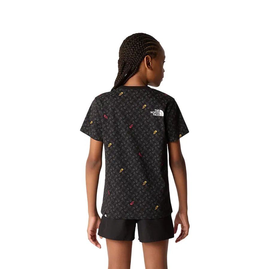 The North Face Simple Dome children's short sleeve t-shirt NF0A8871U8I black