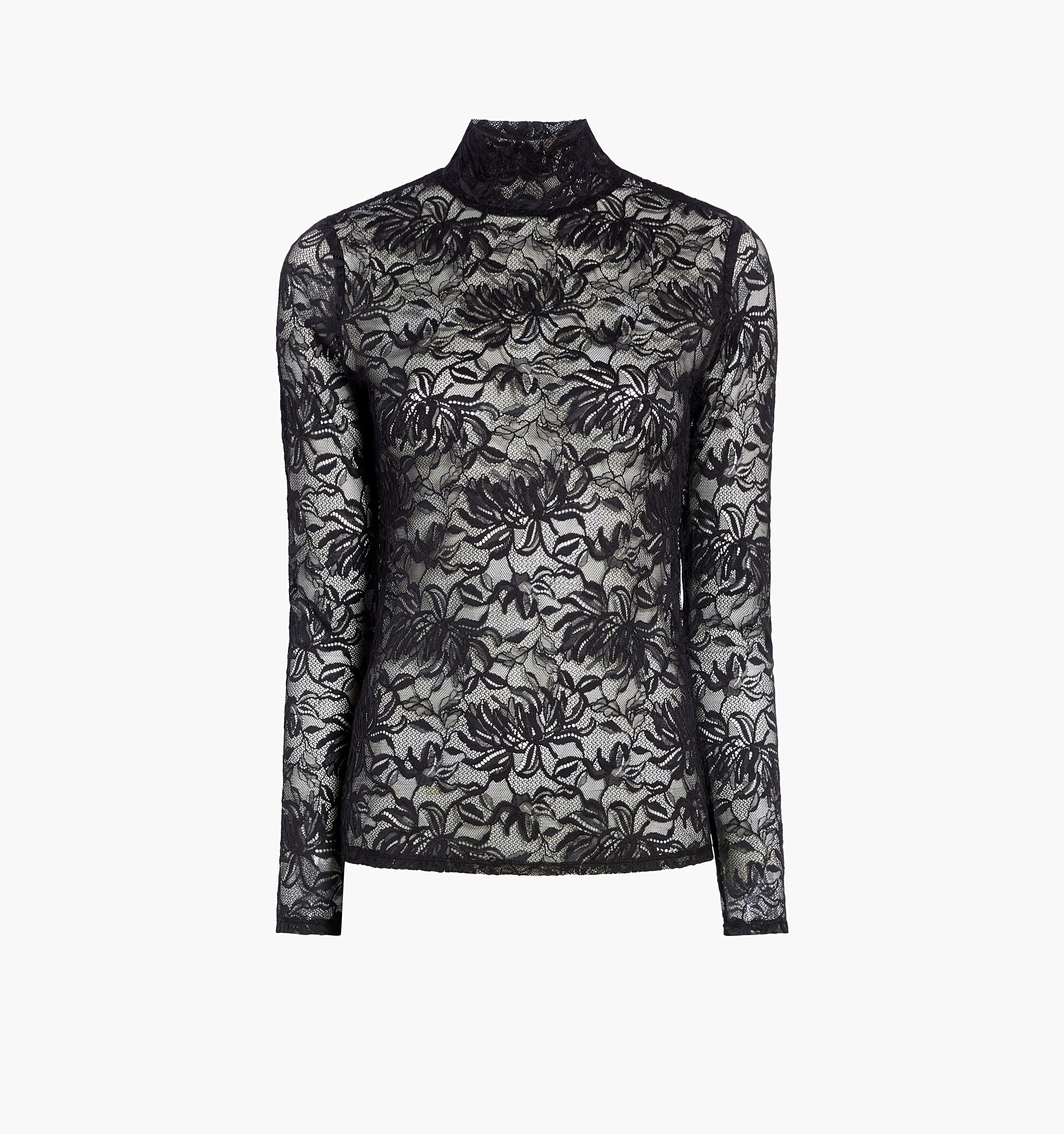 The Pia Top - Black Lace