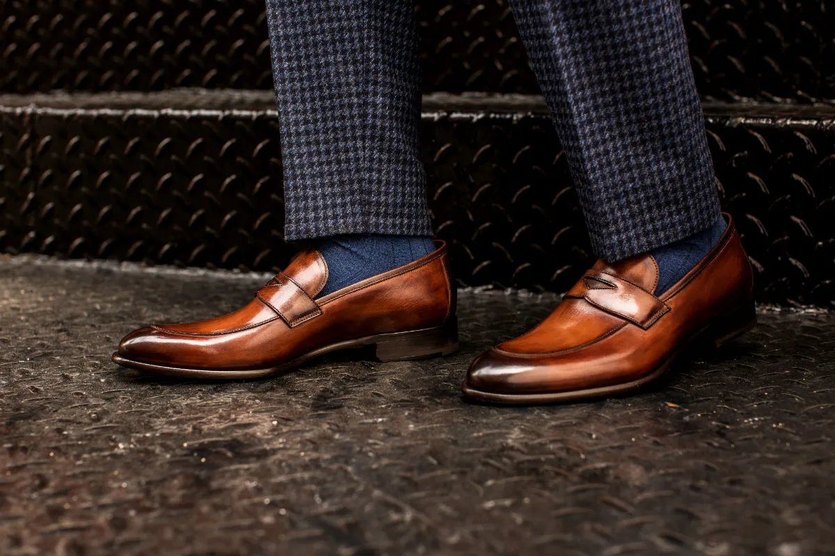 The Stewart Penny Loafer - Brown