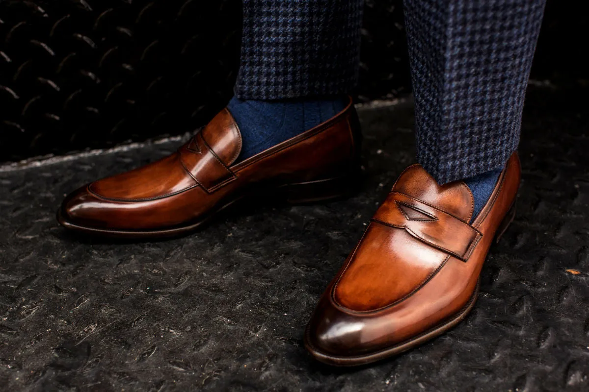 The Stewart Penny Loafer - Brown