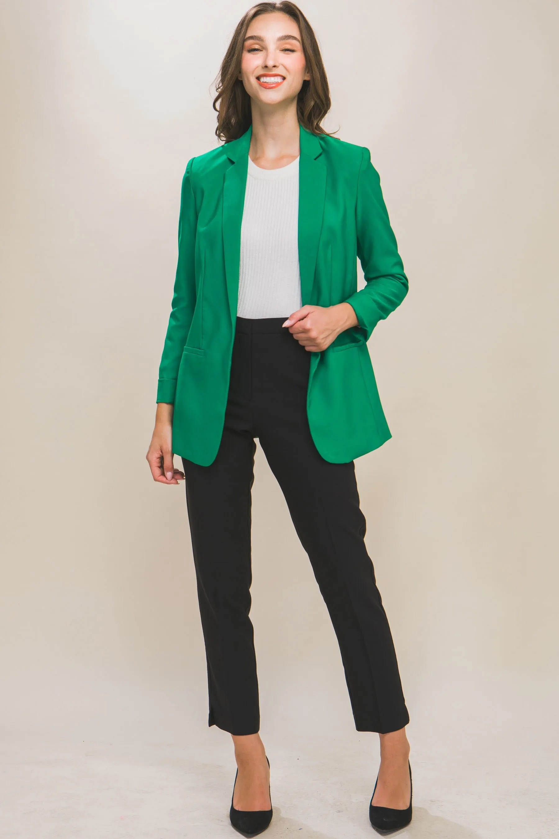 Walk the Walk Blazer in Green