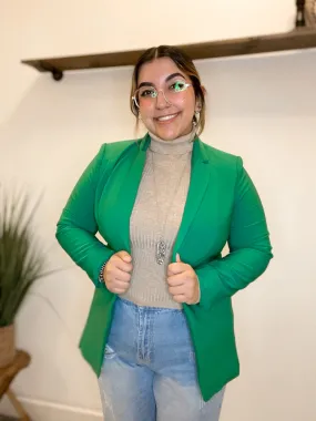 Walk the Walk Blazer in Green