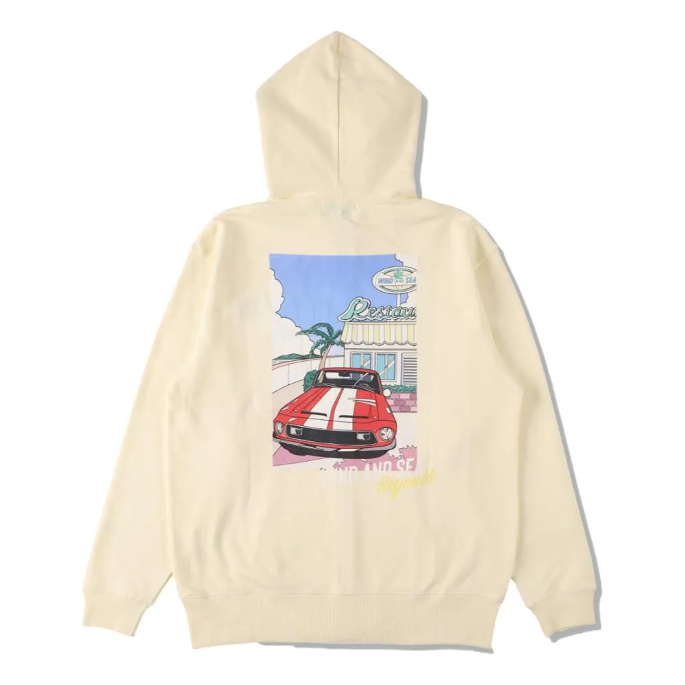 WIND AND SEA YOSHIFUKU HONOKA x WDS FULLZIP HOODIE-NATURAL