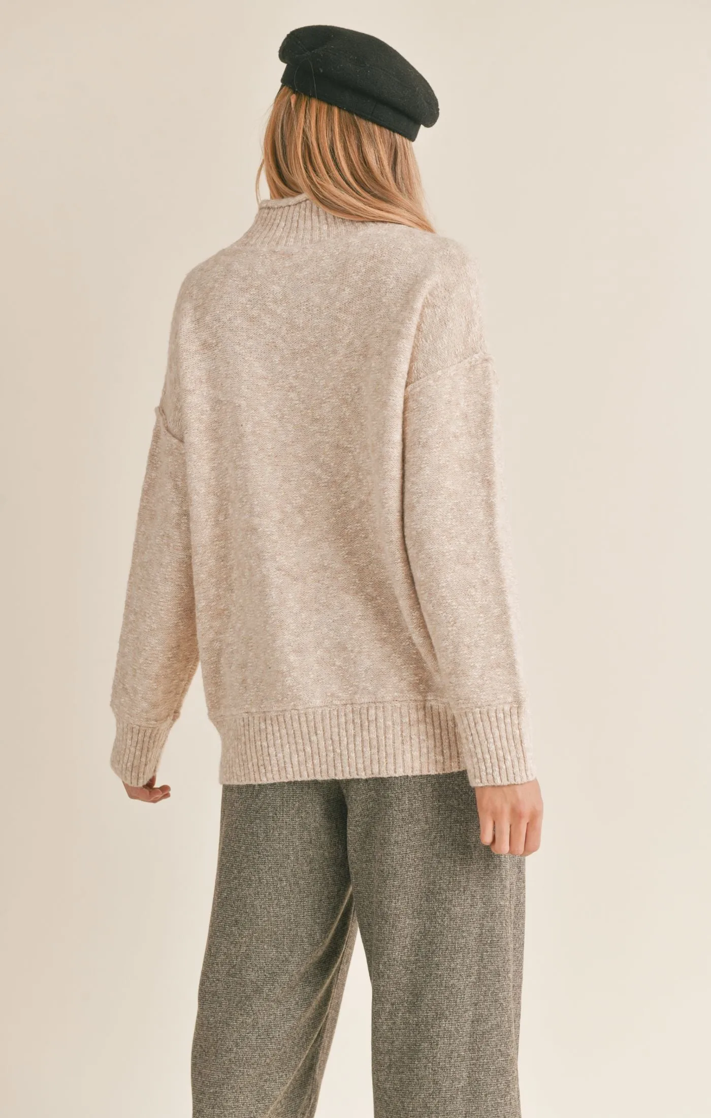 Wisteria Mock Neck Sweater